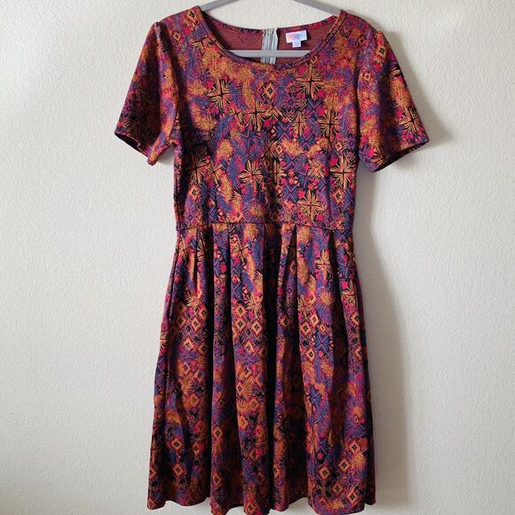 lularoe amelia dress size xlarge - Picture 1 of 9